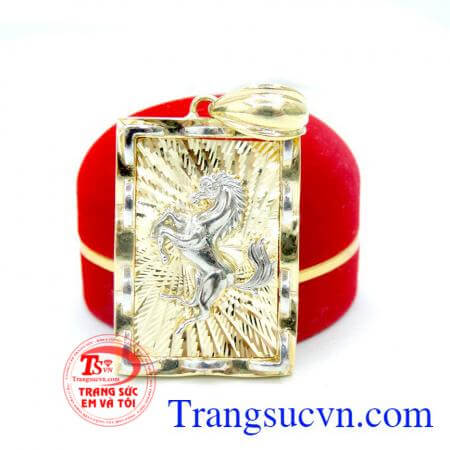 Bán Mặt dây nam ngựa 10k cao cấp vàng tây đảm bảo chất lượng,đeo hợp thời trang,con ngựa vàng đeo cổ may mắn và hộ mệnh cho giáp, bán toàn quôc, Uy tín.