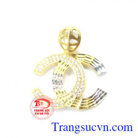 Mặt dây phong cách ấn tượng cho bạn gái luôn tự tin. Mặt dây nữ vàng tây 10k giá rẻ