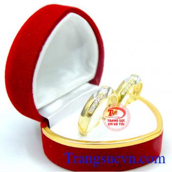 Nhẫn cưới vàng 10k