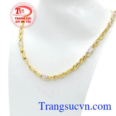 Chiếc Dây vàng nam tính sang trọng,chiếc vòng cổ vàng cho nam chất lượng vàng đảm bảo,Uy tín,Đeo dây chuyền vàng hợp thời trang,sang trọng