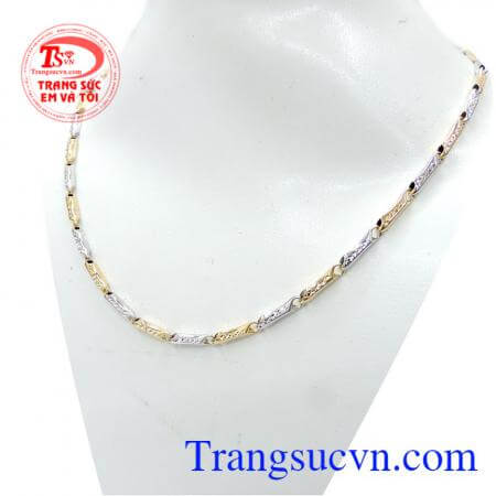 Dây chuyền 10k nhâp khẩu Italy