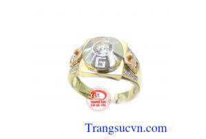 Nhẫn nam vàng tây Korea đẹp