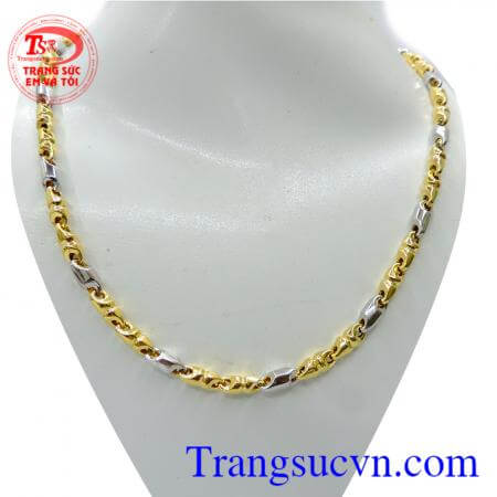 Dây chuyền vàng tây 14k kiểu mới