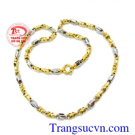 Chiếc Dây chuyền nam vàng sang trọng đảm chất lượng dành cho phái mạnh,dây chuyền vàng nam,đeo cùng mặt dây chuyền nam hợp thời trang,mạnh mẽ và trẻ trung món trang sức nam không thể thiếu của phái mạnh