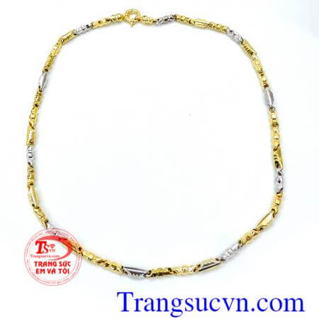 Chiếc Dây chuyền nam vàng sang trọng đảm dây chuyền vàng tay nam chất lượng, dây chuyền vàng tay nam giá tốt nhất thị trường, giao hàng toàn quốc uy tín an toàn trên toàn quốc