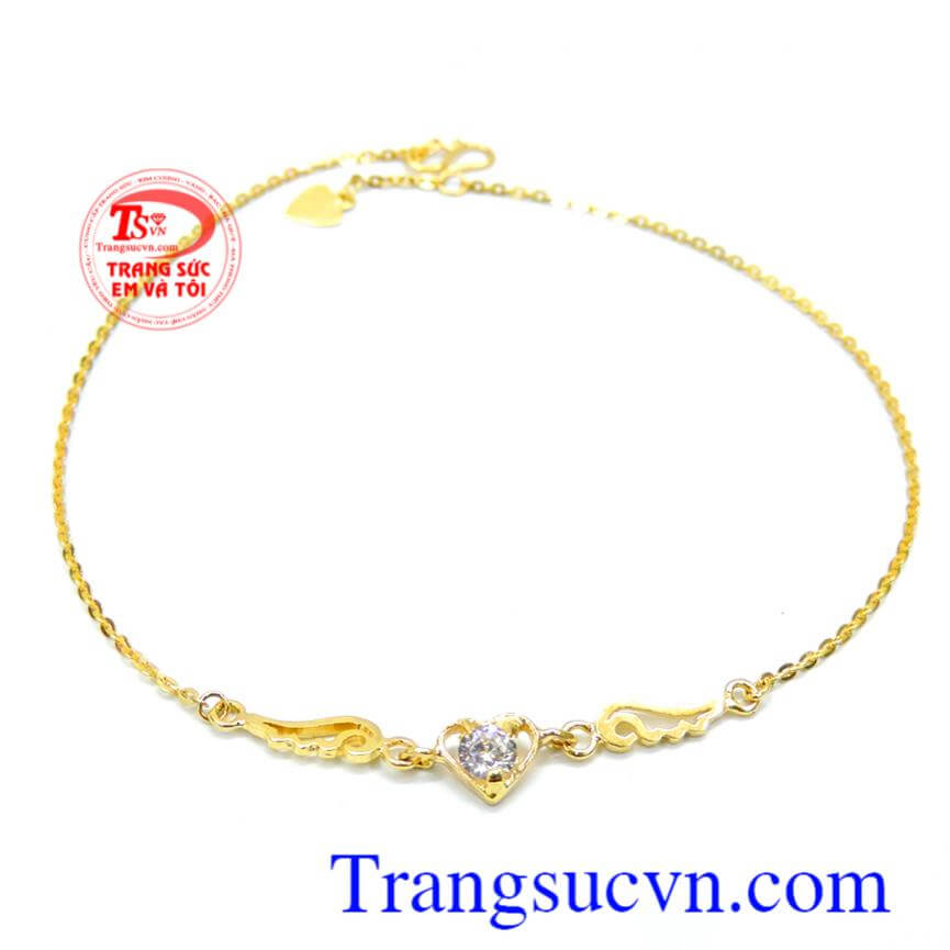 Lắc trái tim cánh vàng