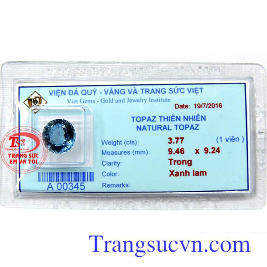 Đá quý thiên nhiên topaz TSVN