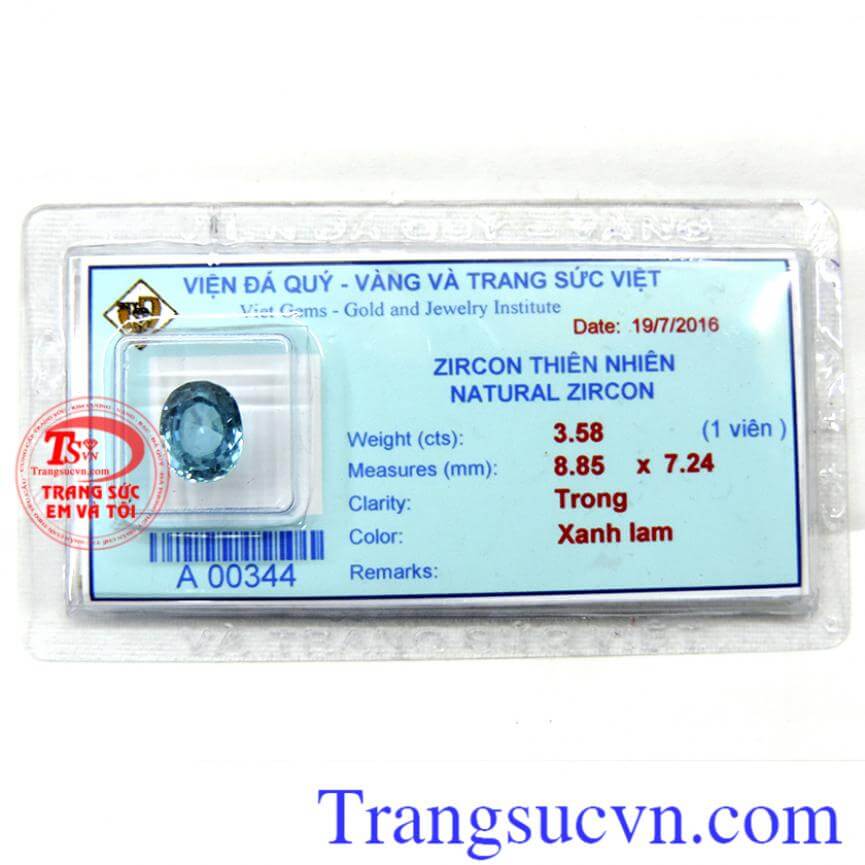 Zircon thiên nhiên đá quý TSVN