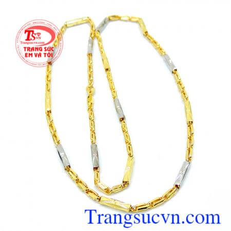 Dây chuyền đa dạng mẫu dây vàng và kiểu phù hợp mọi lứa tuổi . Dây chuyền nam vàng tây