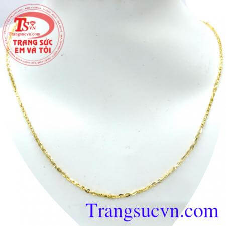 Dây chuyền vàng 14k thời trang