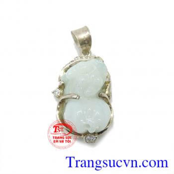 Mặt tỳ hưu ngọc jadeite,  Mang lại may mắn người mệnh mộc, mệnh hỏa, Sản phẩm chất lượng Uy Tín Thiết Kế đadạng cho người sử dụng tùy ý lừa chọn