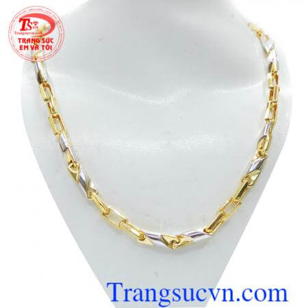 Dây nam vàng phay sáng bền, dây chuyền nam vàng thiết kế độc đáo kiểu dáng Korea sang trọng, Dây chuyền nam 10k đẹp, sáng, bảo hành 6 tháng, mua lại với thời hạn vĩnh viễn, cam kết chất lượng uy tín.