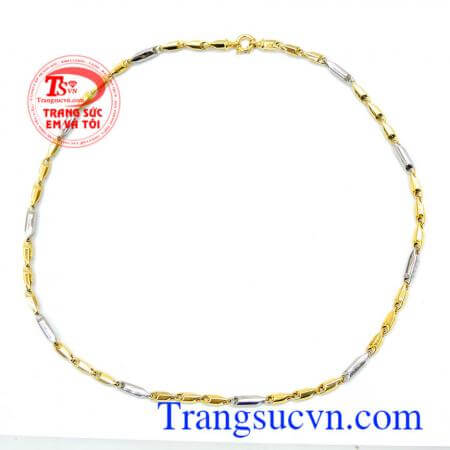 Dây vàng đeo phong cách, dây chuyền nam vàng tây 10k thiết kế đẹp, phong cách