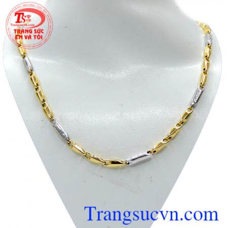 Dây vàng đeo phong cách, dây chuyền nam vàng tây 10k thiết kế đẹp, phong cách