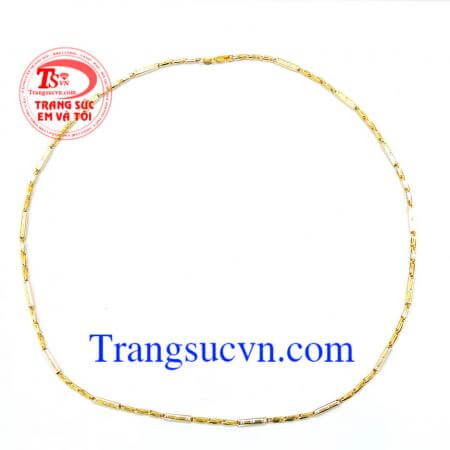 Dây chuyền nam vàng tây, sang trọng