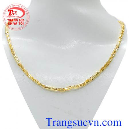 Dây chuyền nam phóng khoáng, dây chuyền nam đẹp, giá chuẩn, dây chuyền vàng nam 10k thiết kế sang trọng luôn hướng đến xu hướng