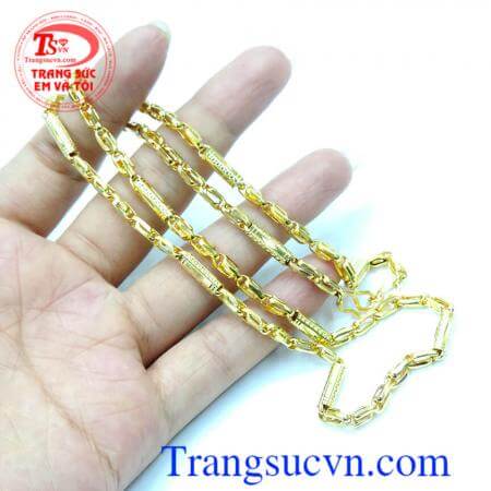 Dây chuyền chuyền nam vàng tây sang trọng