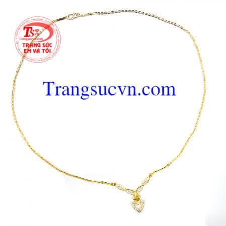 Bán Kiềng vàng tây tình yêu chất lượng vàng đảm bảo uy tín.