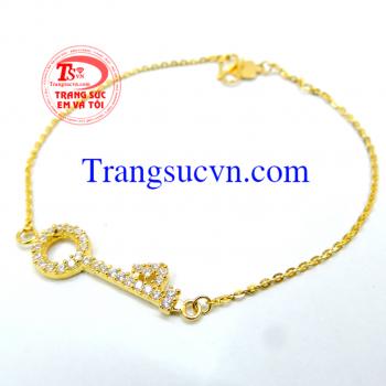 Lắc chìa khóa vàng tình yêu món quà tặng một nửa của mình ý nghĩa.