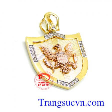 mặt dây chuyền đại bàng nam vàng tây đẹp. Mặt dây chuyền đại bàng