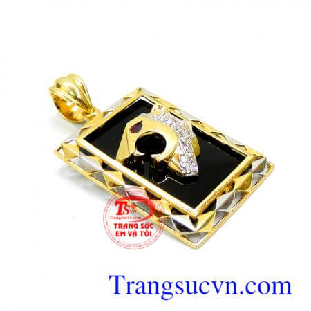 Mặt nam báo vàng đẹp Chất lượng đảm bảo Mặt dây chuyền vàng báo đẹp, dành cho phái mạnh, đeo hợp thời trang, nổi bật và nam tính.