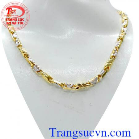 Dây nam vàng say mê, dây chuyền nam vàng tây giá chuẩn, dây chuyền nam vàng thiết kế tinh tế, hợp thời trang