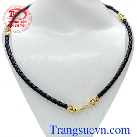 Dây da bọc rồng 4 đốt thời trang, dây chuyền nam, dây cao su, dây da bọc rồng tinh xảo, phong cách cho nam giới, giao hàng toàn quốc