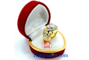 Nhẫn vàng tây đẹp sáng