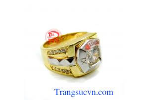 Nhẫn vàng tây đẹp sáng