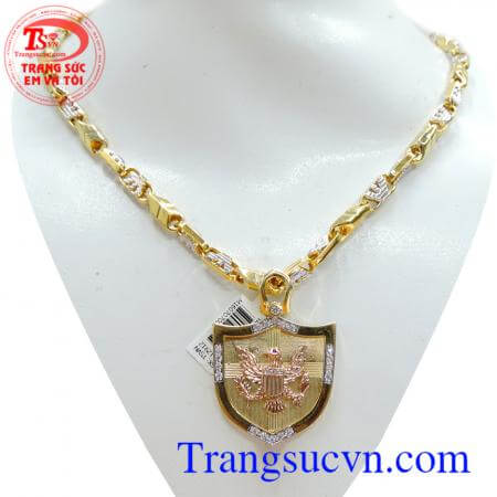 Bộ trang sức vàng nam đẹp dành cho phái mạnh, nam tính nổi bật