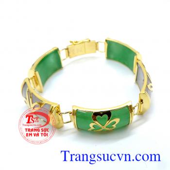 Lắc tay vàng ngọc cẩm thạch