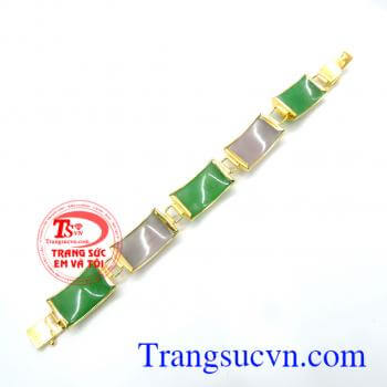 Lắc tay vàng ngọc cẩm thạch
