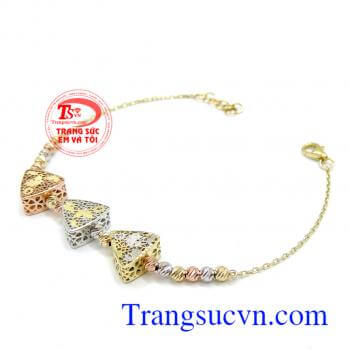 Lắc nữ vàng italya