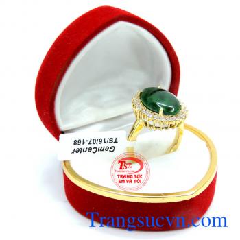 Nhẫn nữ ngọc jadeite quyến rũ