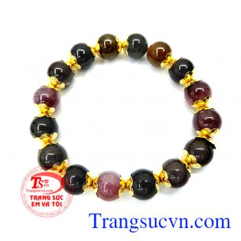 Vòng vàng 10k, vòng tay nữ vàng tây 10k. Vòng vàng Tourmaline 10k