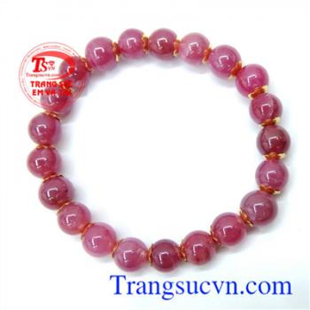 Vòng tay ngọc nữ đẹp chuỗi ruby