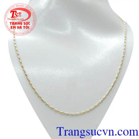Dây chuyền nữ vàng nhập khẩu Italy