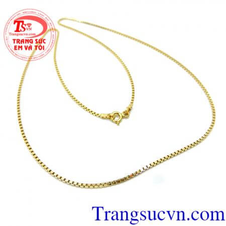 Dây chuyền vàng Ý thanh lịch