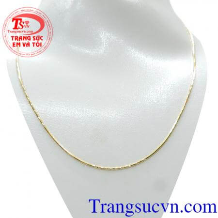 Dây vàng Italy chuẩn chất lượng, dây chuyền vàng đẹp, dây chuyền vàng Italy nhập khẩu