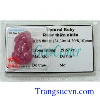 Đá quý ruby tỳ hưu đẹp