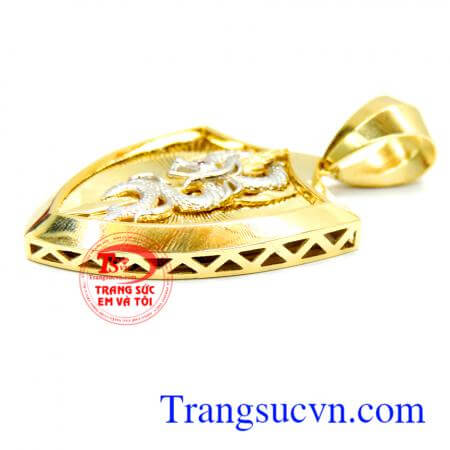 Chiếc Mặt dây chuyền nam rồng 3D may mắn dành cho nam,