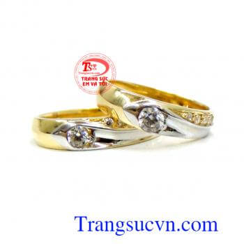 Nhẫn cưới vàng giá rẻ đẹp sang trọng kinh tế cho đôi bạn trẻ