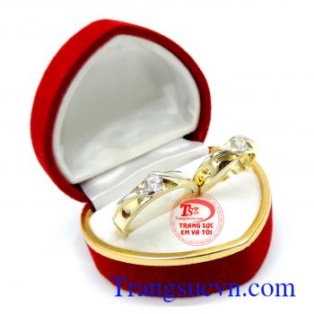 Nhẫn cưới vàng giá rẻ đẹp sang trọng kinh tế cho đôi bạn trẻ