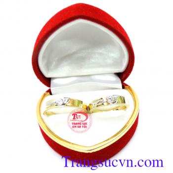 Nhẫn cưới vàng giá rẻ đẹp sang trọng kinh tế cho đôi bạn trẻ