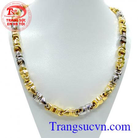 Dây chuyền nam vàng 14k đẹp