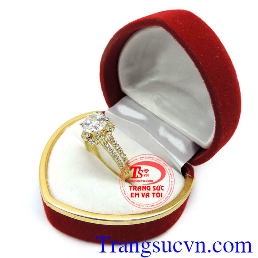 Nhẫn nữ vàng tây 10k korea