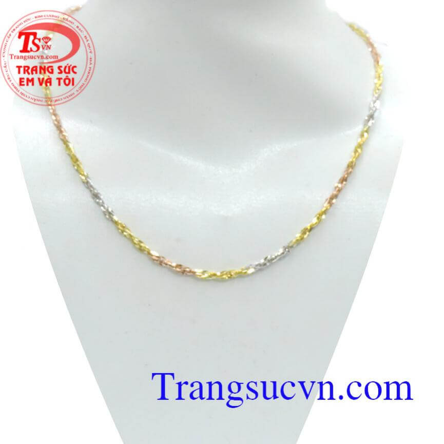 Dây chuyền vàng Italia vàng 10k 