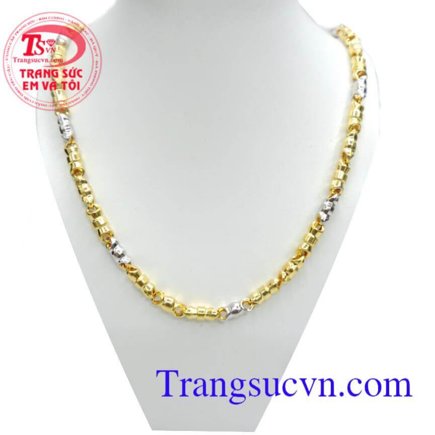 Dây chuyền nam vàng tây 10k mạnh mẽ