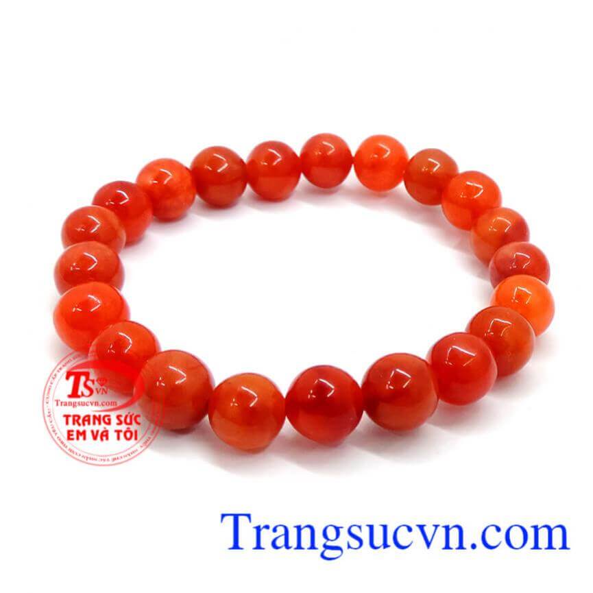 Vòng tay ngọc đỏ xinh xắn
