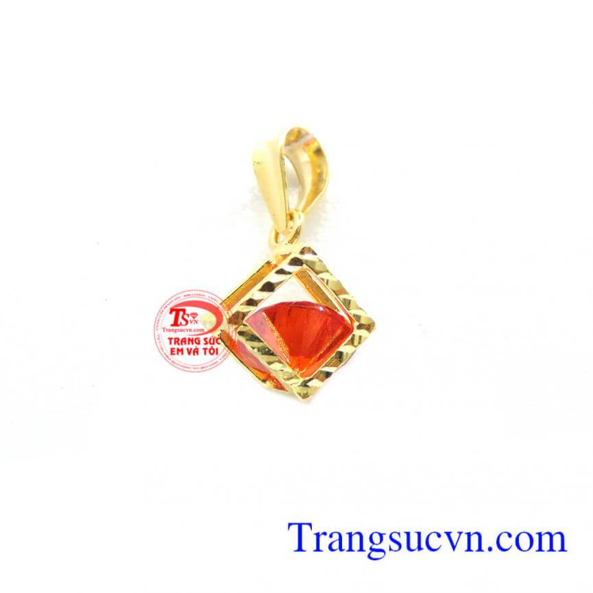 Mặt dây chuyền nữ giá rẻ vàng tây